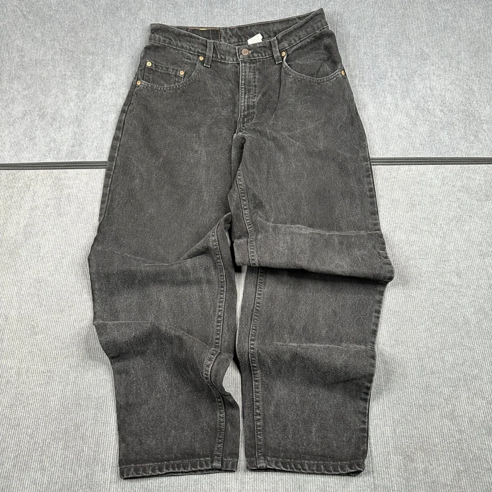 Vintage Levis 560 Loose Fit Tapered Leg Black Jeans Mens 33x30 Made in USA